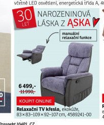 Relaxační TV křeslo - ASKO akcniletaky.com