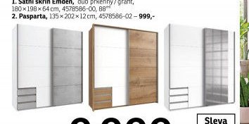 Šatní skříň Emden - ASKO akcniletaky.com