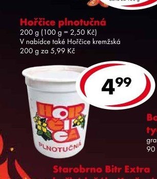 Hořčice plnotučná
