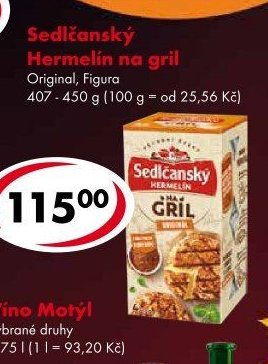 Sedlčanský Hermelín na gril