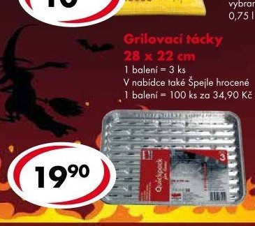 Grilovací tácky