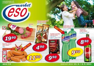 akční leták ESO MARKET 21.4.2021-2.5.2021