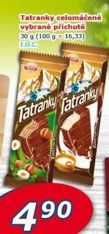 Celomáčené Tatranky Sedita