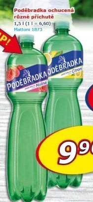 Ochucená voda Poděbradka