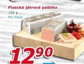 Paštika játrová písecká Maso uzeniny Písek