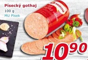 Salám Gothaj Maso uzeniny Písek
