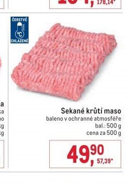 Sekané krůtí maso