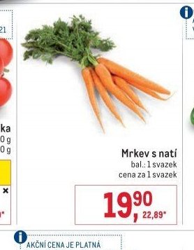 Mrkev s natí