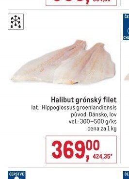 Halibut grónský filet