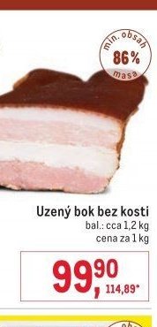 Uzený bok bez kosti