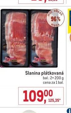 Slanina plátkovaná