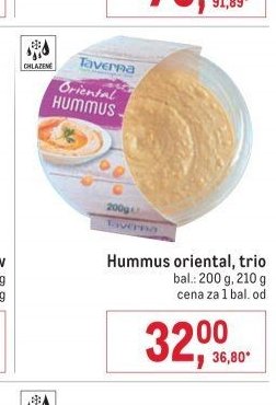 Hummus oriental, trio