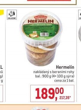 Hermelín nakládaný s beraními rohy