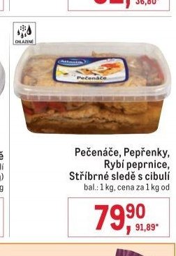 Pečenáče, Pepřenky, Rybí pepřenice, Stříbrné sledě s cibulí