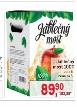 Jablečný mošt 100%
