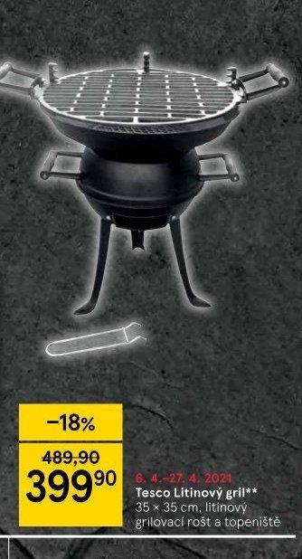 Tesco Litinový gril