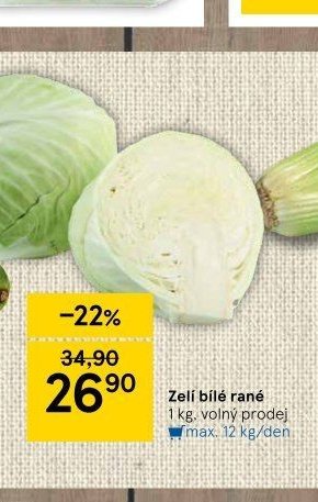 Zelí bílé rané