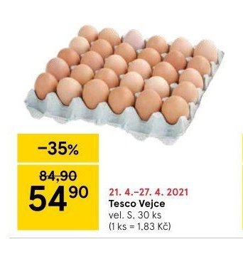 Tesco Vejce