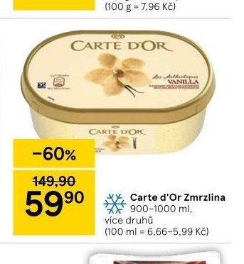 Carte d'Or Zmrzlina