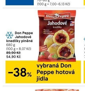 Don Peppe Jahodové knedlíky plněné