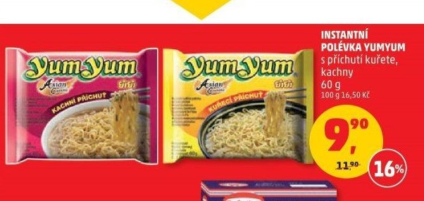 Instantní polévka YumYum