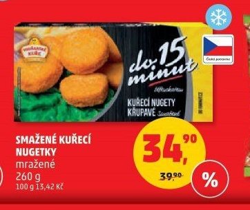 Smažené kuřecí nugetky