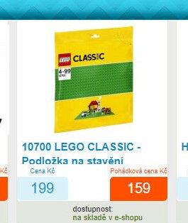 10700 LEGO CLASSIC - Podložka na stavění