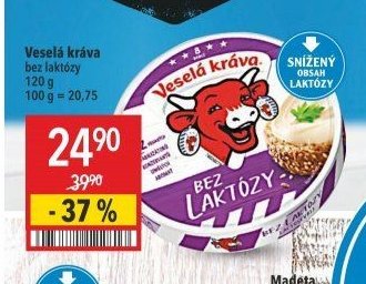 Veselá kráva bez laktózy 120 g
