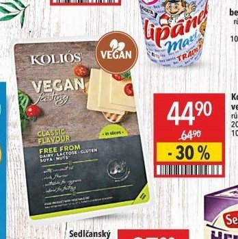 Kolios vegan různé druhy 200 g