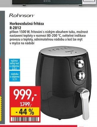 ROHNSON Horkovzdušná fritéza R-2812