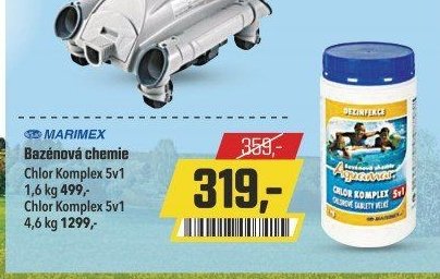 Bazénová chemie Chlor Komplex 5v1