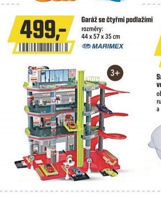 Garáž se čtyřmi podlažími