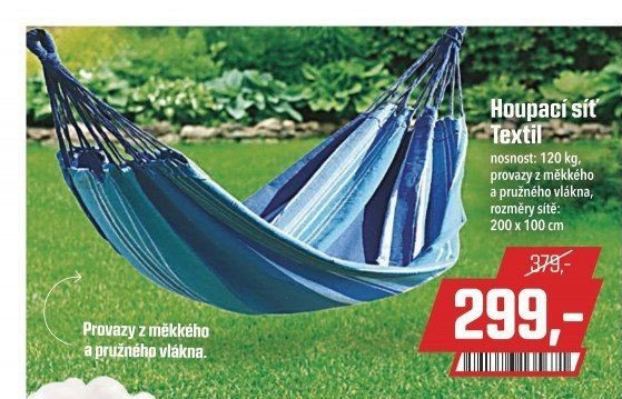 Houpací síť Textil
