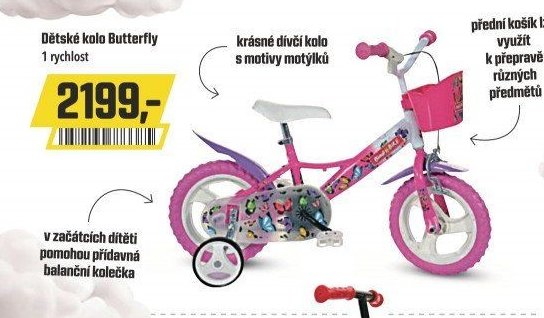 Dětské kolo Butterfly