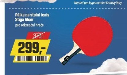 Pálka na stolní tenis Stiga Alcor