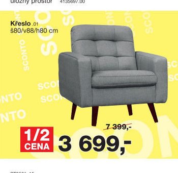 Křeslo .01 - Sconto nábytek akcniletaky.com