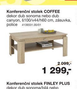 Konferenční stolek COFFEE - Sconto nábytek akcniletaky.com