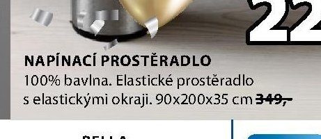 Napínací prostěradlo