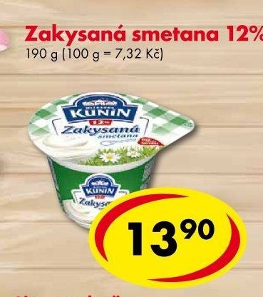 Zakysaná smetana 12%
