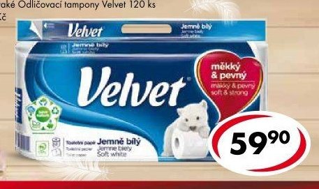 Toaletní papír Velvet White 3 vrstvý