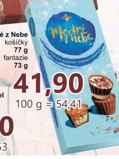 Bonboniéra Košíčky Modré z nebe Orion