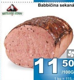 Sekaná babiččina Kostelecké uzeniny