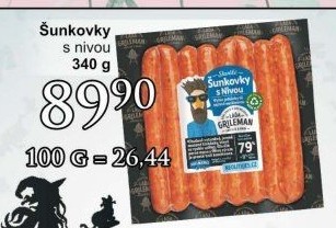 Šunkovky s nivou Láďa Grileman Kostelecké uzeniny