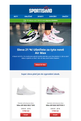 akční leták Sportisimo 23.4.2021-28.4.2021