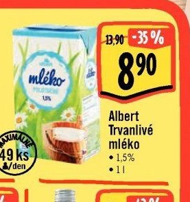 Albert Trvanlivé mléko