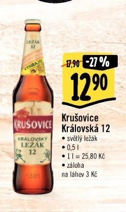 Krušovice Královská 12