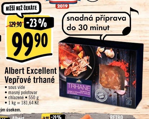 Albert Excellent Vepřové trhané