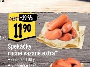 Špekáčky ručně vázané extra