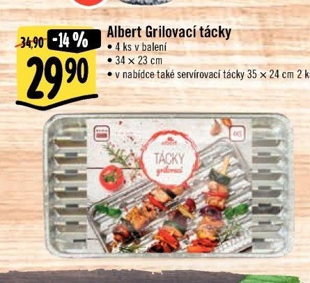 Albert Grilovací tácky