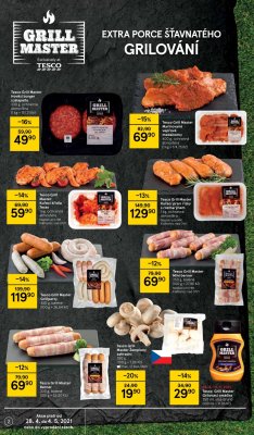 akční leták Tesco 28.4.2021-4.5.2021